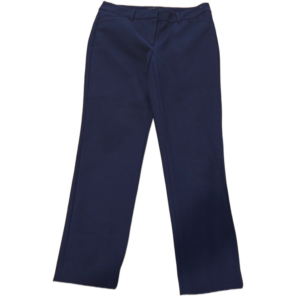 White House Black Market The Slim Ankle Pants Navy Blue Size 4P Petite‎ Trouser